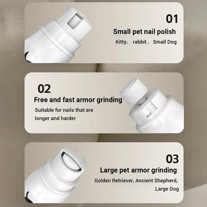 Pro Nail Grinder, Silent Pro for Dogs, Silent Pro Nail Grinder for Dogs and Cats, Pet Grooming Tool,Rechargeable Pet Nail Clipper for Painless Nail Care for Small and Medium Dogs and Cats