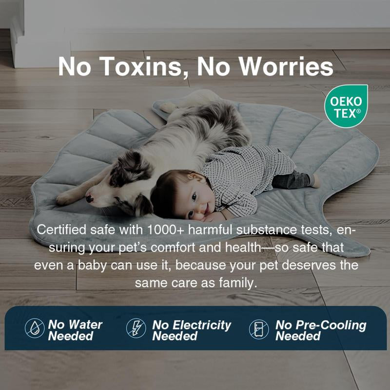 Experience Ultimate Comfort with the Vagascape Eco-Friendly Cooling Pet Mat - Perfect for Large Dogs and Cats on Outdoor Adventures!