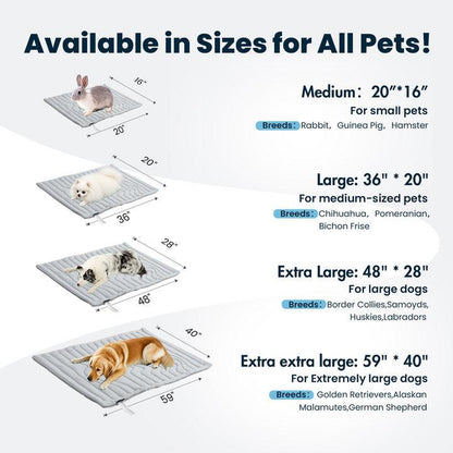 Experience Ultimate Comfort with the Vagascape Eco-Friendly Cooling Pet Mat - Perfect for Large Dogs and Cats on Outdoor Adventures!