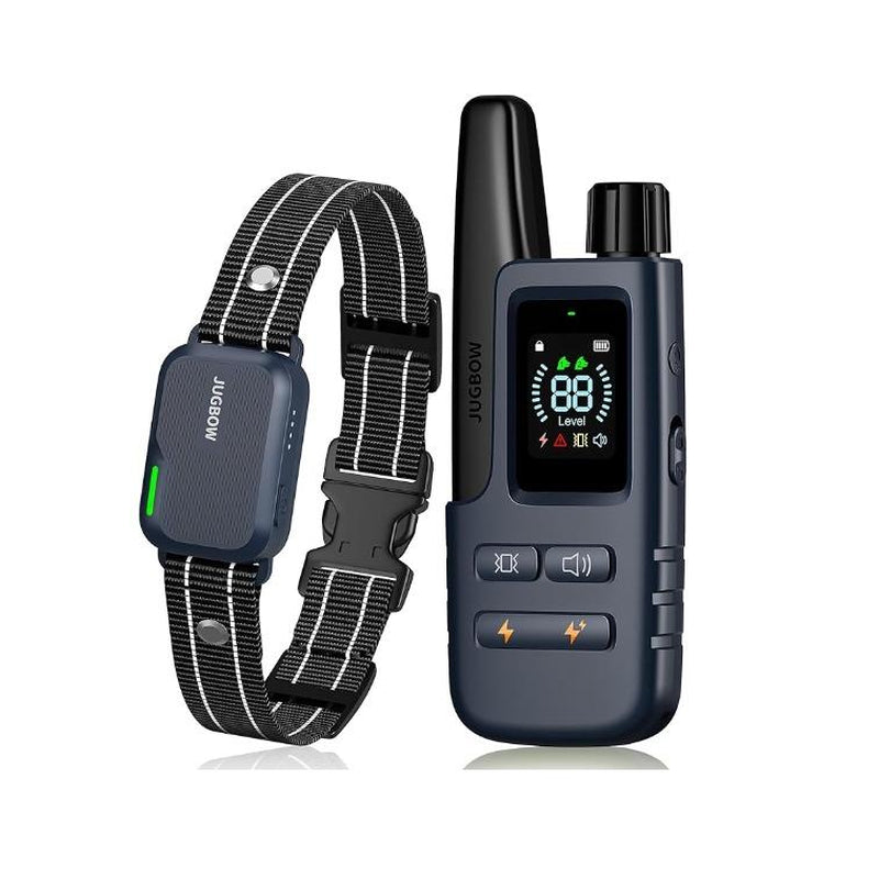 Transform Your Dog's Behavior with the JUGBOW 3300FT Waterproof Training Collar - Rechargeable E-Collar Featuring 4 Customizable Training Modes