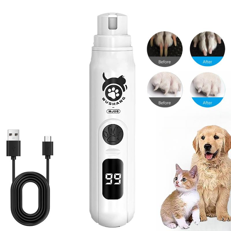 Pro Nail Grinder, Silent Pro for Dogs, Silent Pro Nail Grinder for Dogs and Cats, Pet Grooming Tool,Rechargeable Pet Nail Clipper for Painless Nail Care for Small and Medium Dogs and Cats