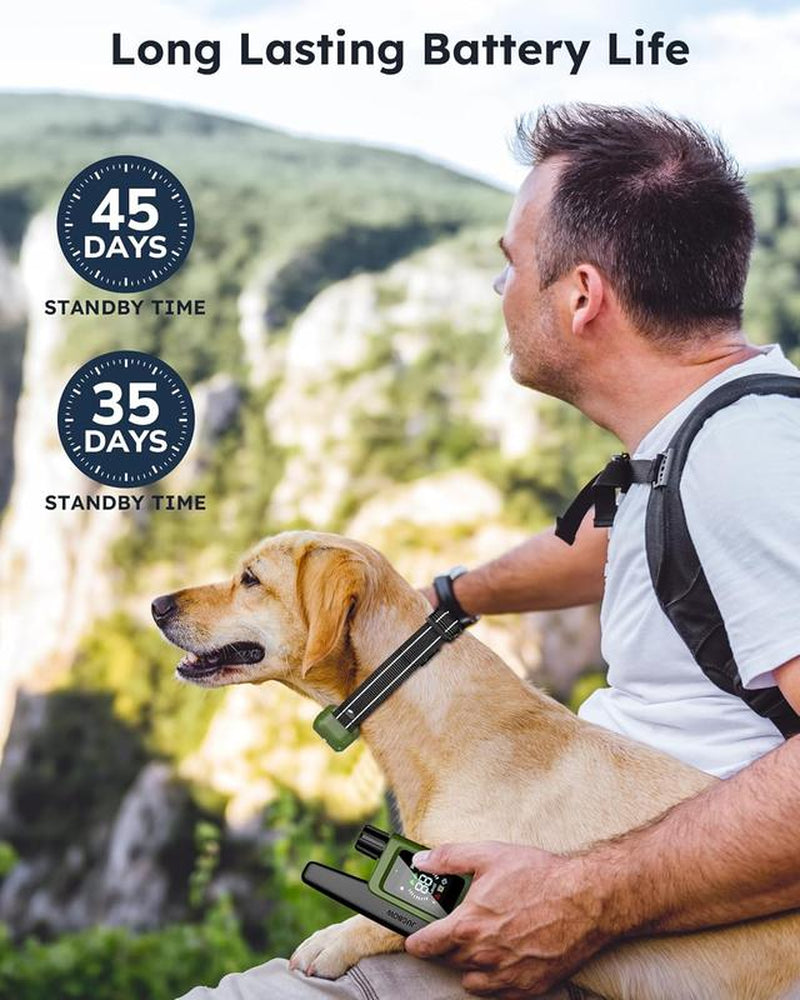 Transform Your Dog's Behavior with the JUGBOW 3300FT Waterproof Training Collar - Rechargeable E-Collar Featuring 4 Customizable Training Modes