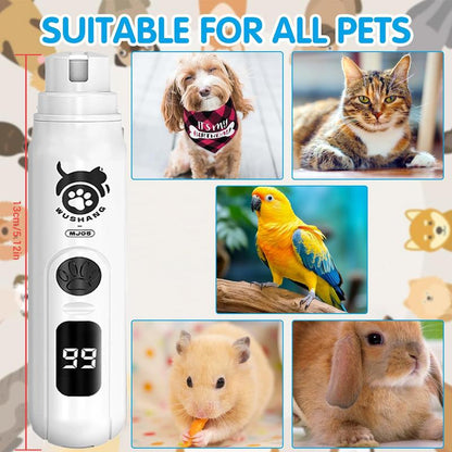 Pro Nail Grinder, Silent Pro for Dogs, Silent Pro Nail Grinder for Dogs and Cats, Pet Grooming Tool,Rechargeable Pet Nail Clipper for Painless Nail Care for Small and Medium Dogs and Cats