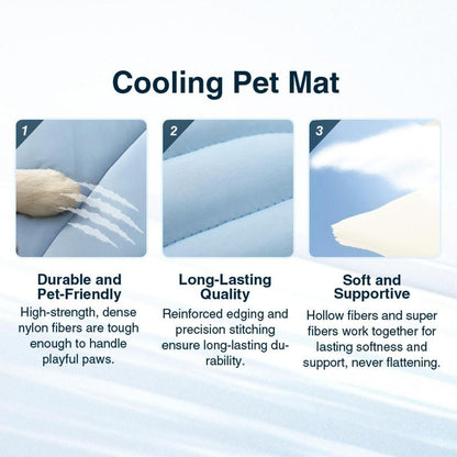Experience Ultimate Comfort with the Vagascape Eco-Friendly Cooling Pet Mat - Perfect for Large Dogs and Cats on Outdoor Adventures!
