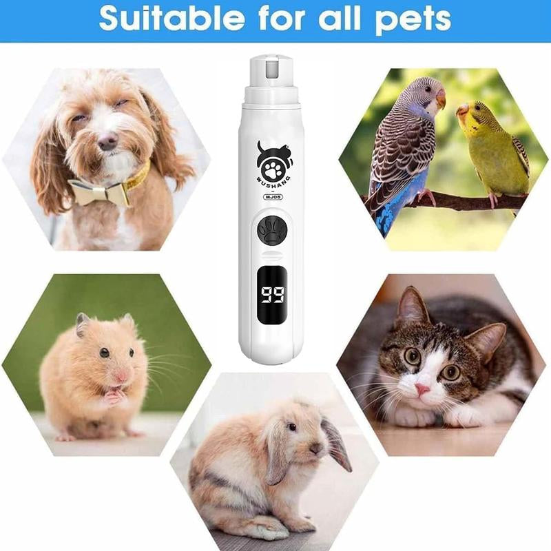 Pro Nail Grinder, Silent Pro for Dogs, Silent Pro Nail Grinder for Dogs and Cats, Pet Grooming Tool,Rechargeable Pet Nail Clipper for Painless Nail Care for Small and Medium Dogs and Cats