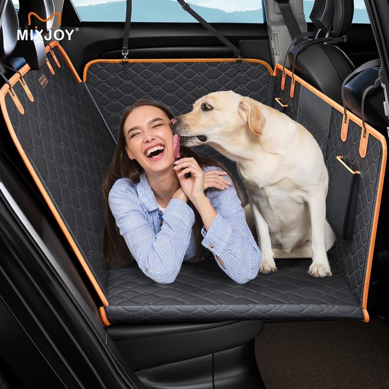 MIXJOY Heavy Duty Dog Car Seat Cover & Back Seat Extender - The Ultimate Travel Hammock for Dogs, Perfect for SUVs and Trucks - A Must-Have for Outdoor Adventures and the Ideal Father's Day Gift!