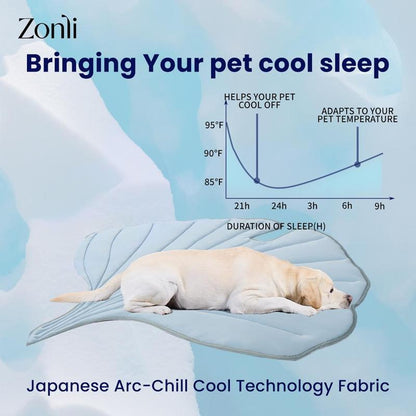 Experience Ultimate Comfort with the Vagascape Eco-Friendly Cooling Pet Mat - Perfect for Large Dogs and Cats on Outdoor Adventures!