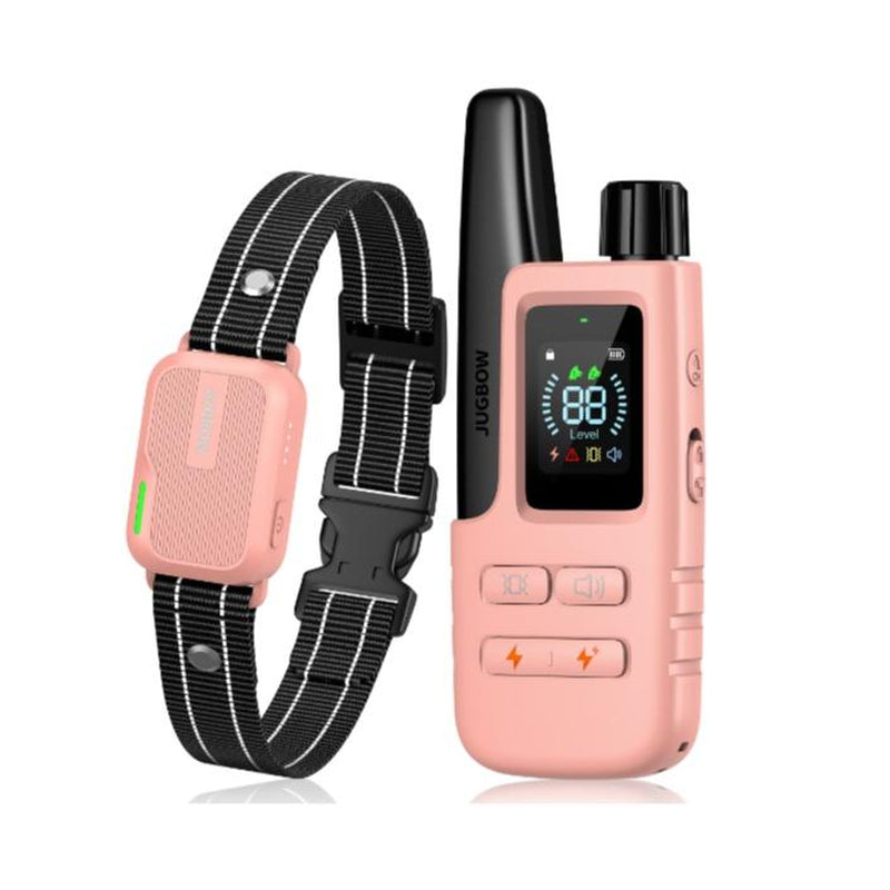 Transform Your Dog's Behavior with the JUGBOW 3300FT Waterproof Training Collar - Rechargeable E-Collar Featuring 4 Customizable Training Modes