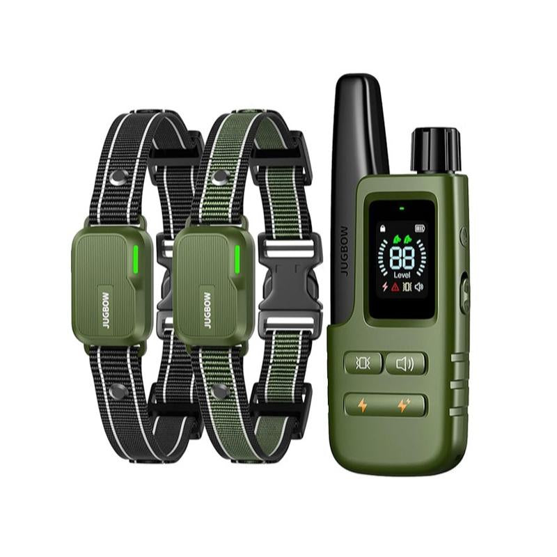 Transform Your Dog's Behavior with the JUGBOW 3300FT Waterproof Training Collar - Rechargeable E-Collar Featuring 4 Customizable Training Modes