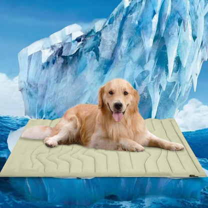 Experience Ultimate Comfort with the Vagascape Eco-Friendly Cooling Pet Mat - Perfect for Large Dogs and Cats on Outdoor Adventures!