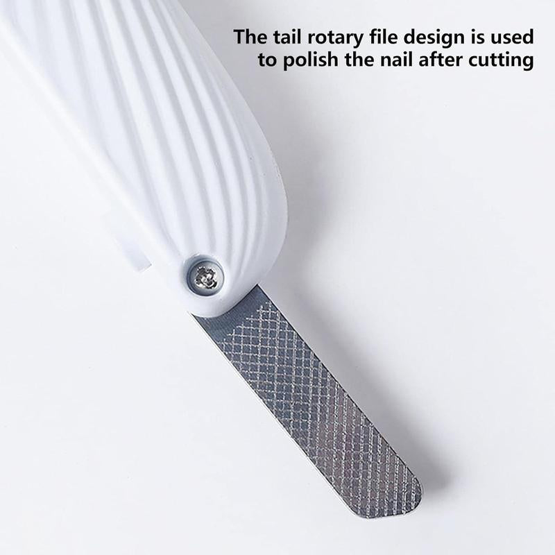 2-in-1 Pet Nail Grinder and Clipper with LED Light for Safe and Precise Trimming of Cats and Dogs