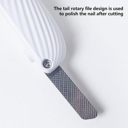 2-in-1 Pet Nail Grinder and Clipper with LED Light for Safe and Precise Trimming of Cats and Dogs