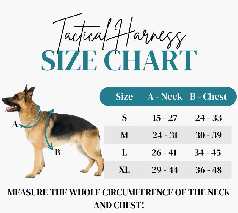 Tactical Dog Harness - Lobo Blu
